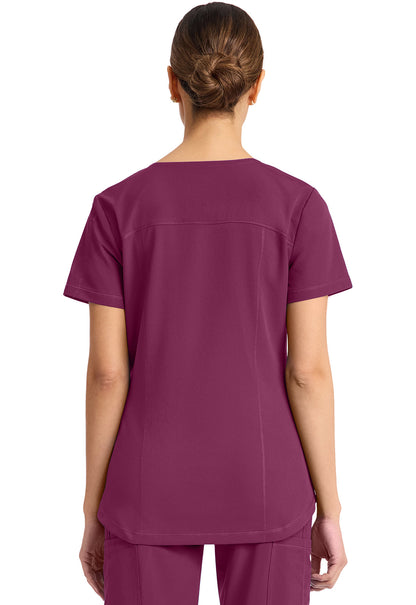 Dynamix DK730 Women's V-Neck Scrub Top image 4