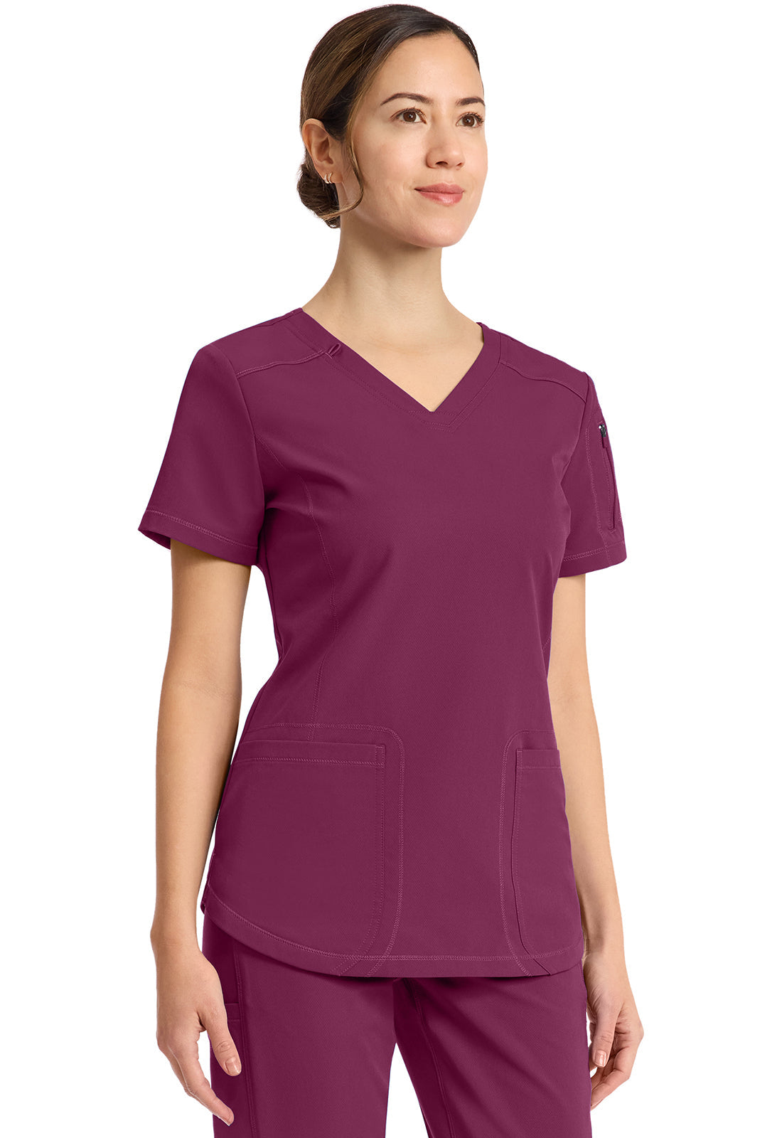 Dynamix DK730 Women's V-Neck Scrub Top image 5