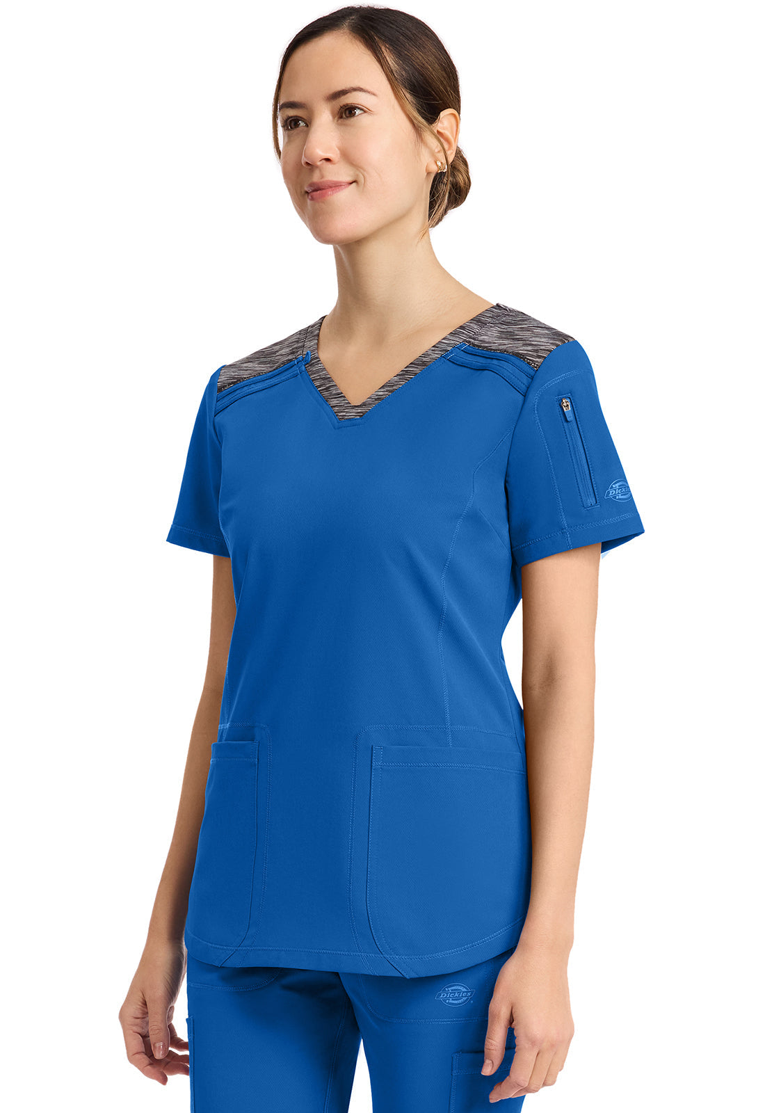 Dynamix DK740 Women's V-Neck Scrub Top image 3