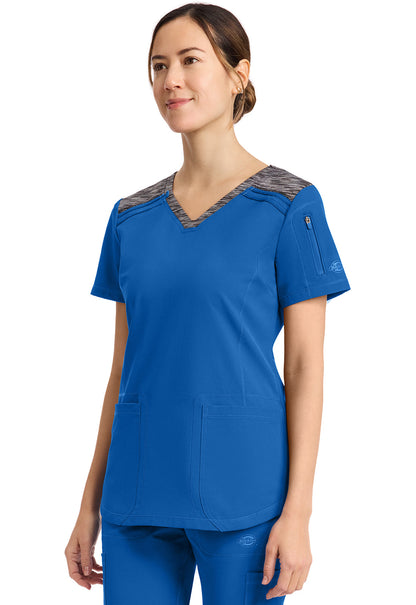 Dynamix DK740 Women's V-Neck Scrub Top image 3