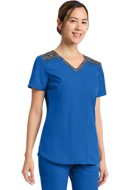 Dynamix DK740 Women's V-Neck Scrub Top image 5