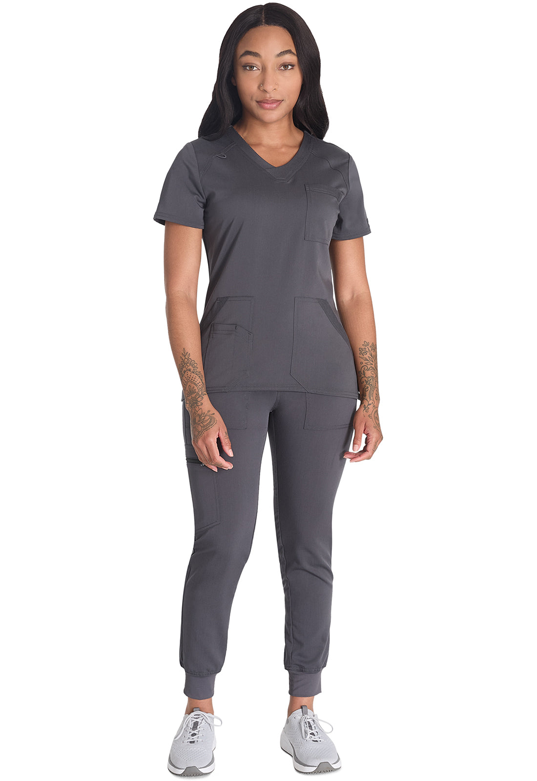 Balance DK834 V-Neck Top Pewter