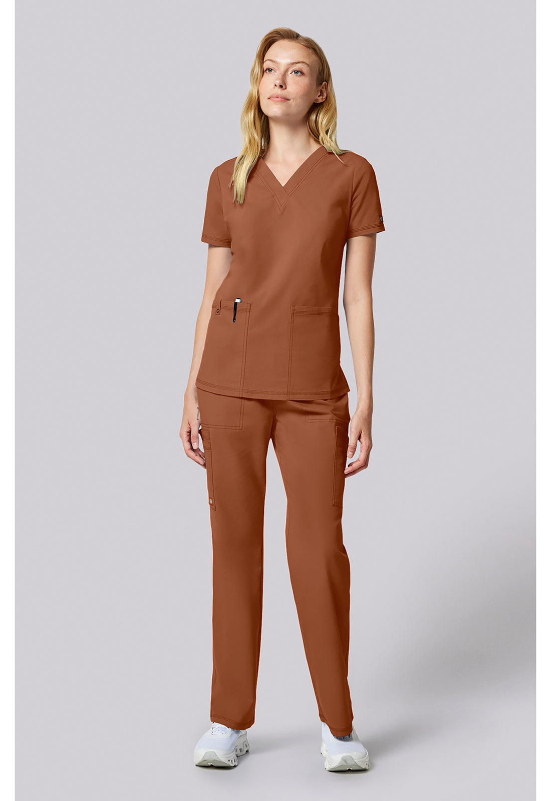 Forge DK856 Women's V-neck Scrub Top image 2