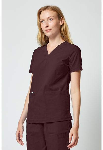 Forge DK856 Women's V-neck Scrub Top Terrain