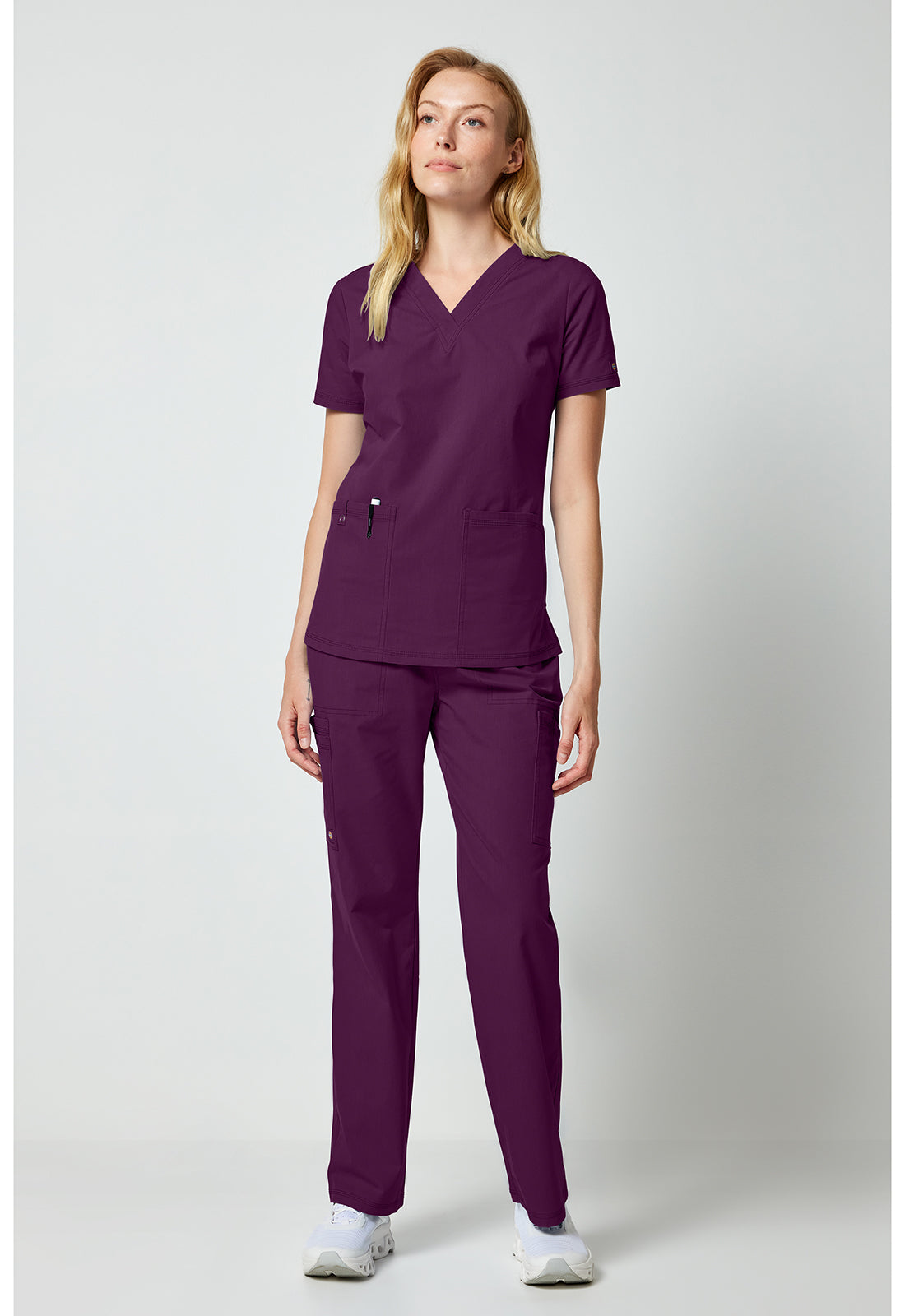 Forge DK856 Women's V-neck Scrub Top image 2