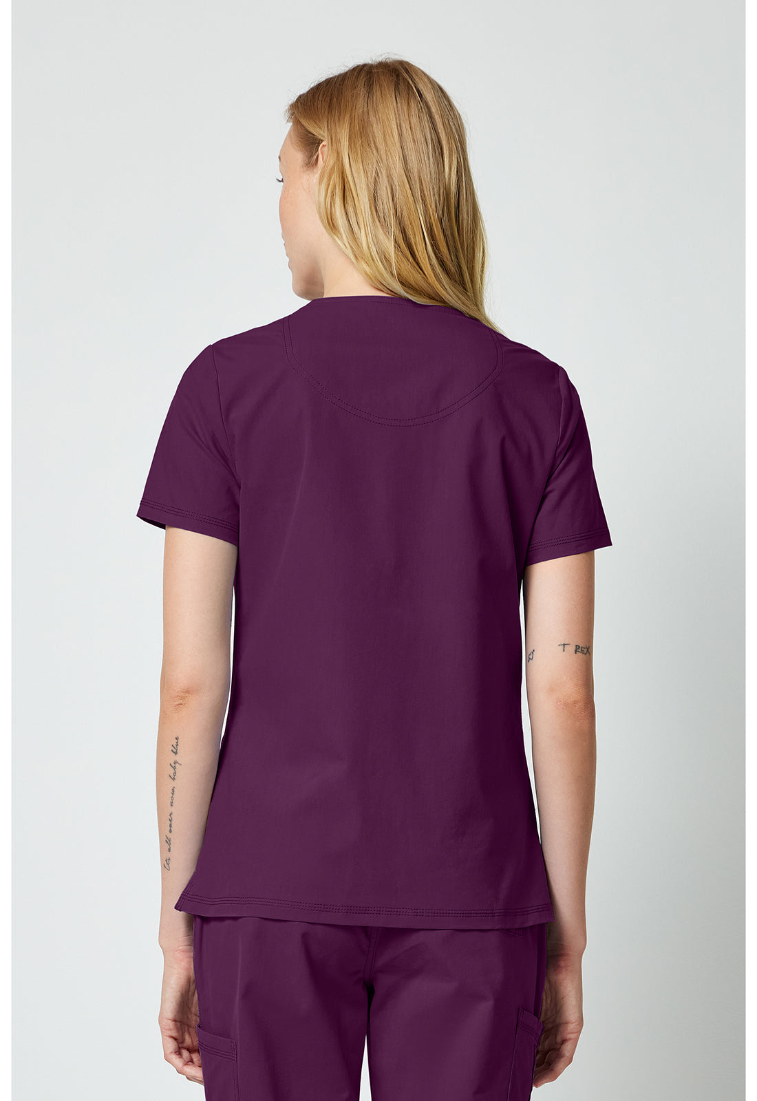 Forge DK856 Women's V-neck Scrub Top image 4