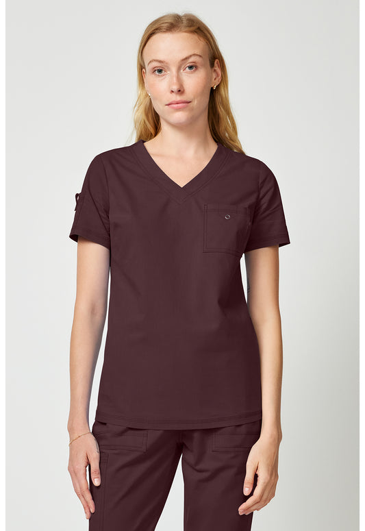 Forge DK857 Women's Tuck In Scrub Top Terrain