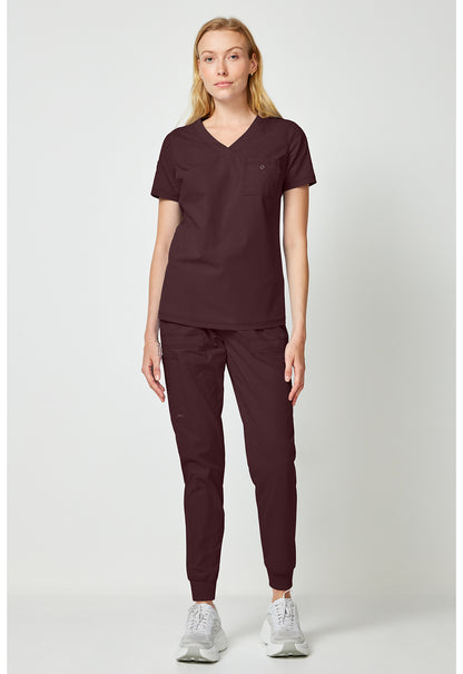 Forge DK857 Women's Tuck In Scrub Top Terrain