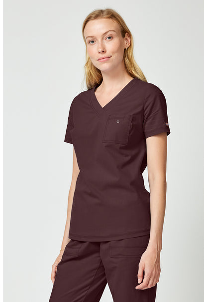 Forge DK857 Women's Tuck In Scrub Top Terrain