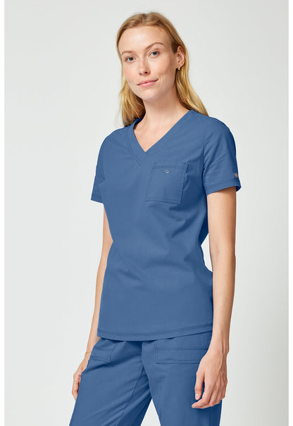 Forge DK857 Women's Tuck In Scrub Top image 3