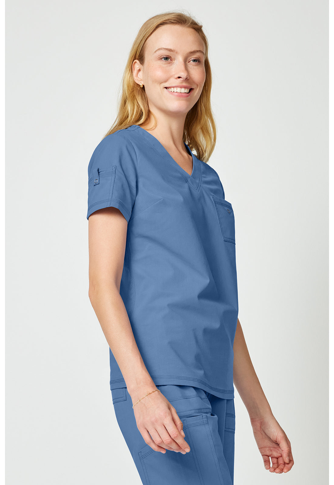 Forge DK857 Women's Tuck In Scrub Top image 5