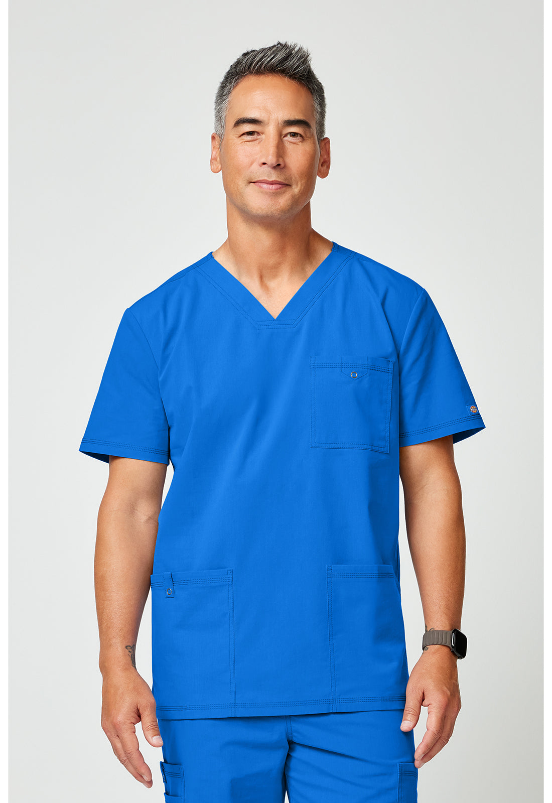 Forge DK859 Men's V-Neck Top Royal