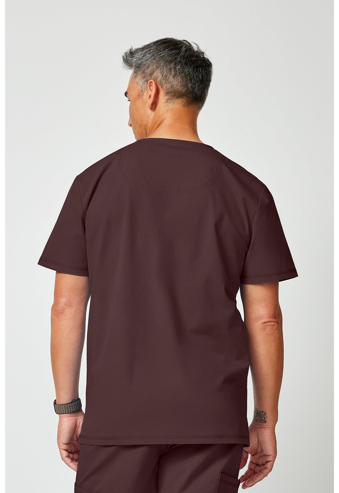 Forge DK859 Men's V-Neck Scrub Top image 4