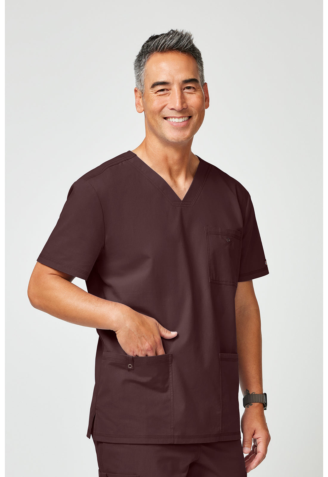 Forge DK859 Men's V-Neck Scrub Top Terrain