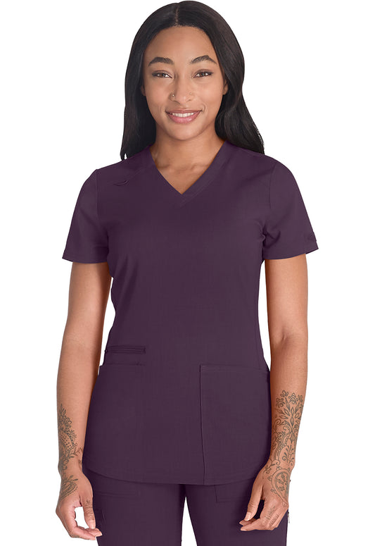 Balance DK875 V-Neck Top Deep Amethyst