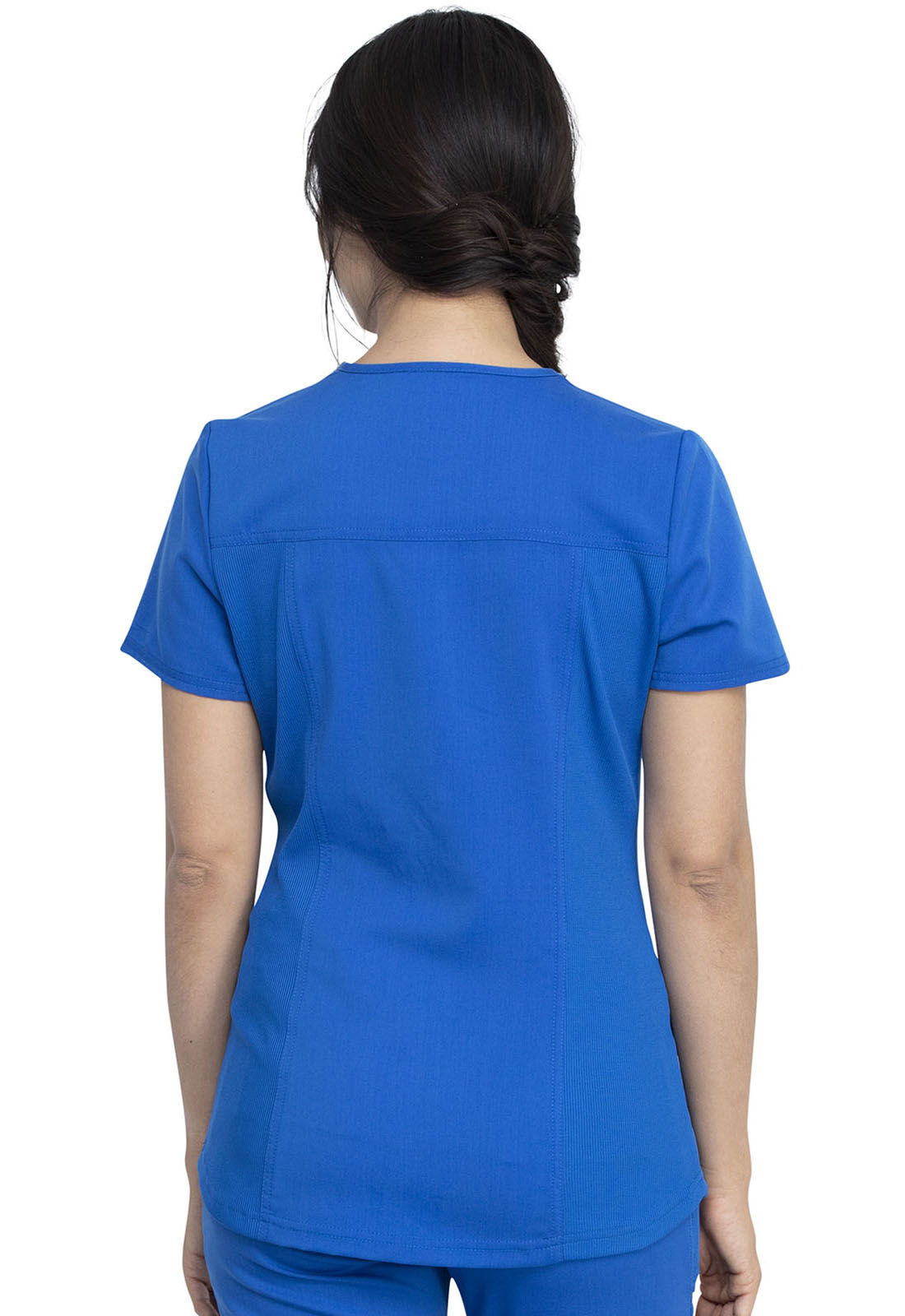 Balance DK875 V-Neck Top Royal Model Image Back | Dickies