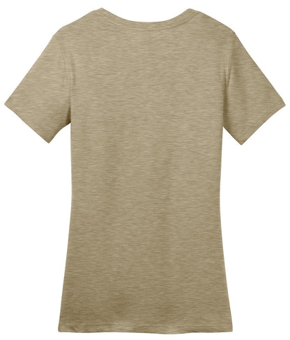 District Women's Perfect WeightTee DM104L Heathered Latte