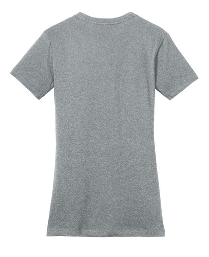 District Women's Perfect WeightTee DM104L Heathered Steel