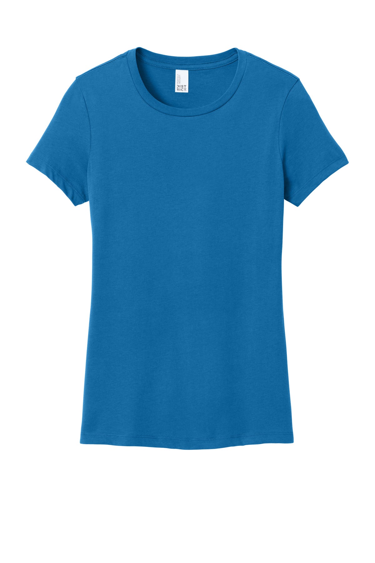 District Women's Perfect WeightTee DM104L Bright Blue