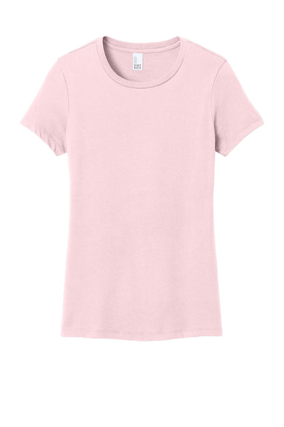 District Women's Perfect WeightTee DM104L Carnation Pink