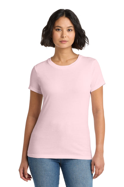 District Women's Perfect WeightTee DM104L Carnation Pink