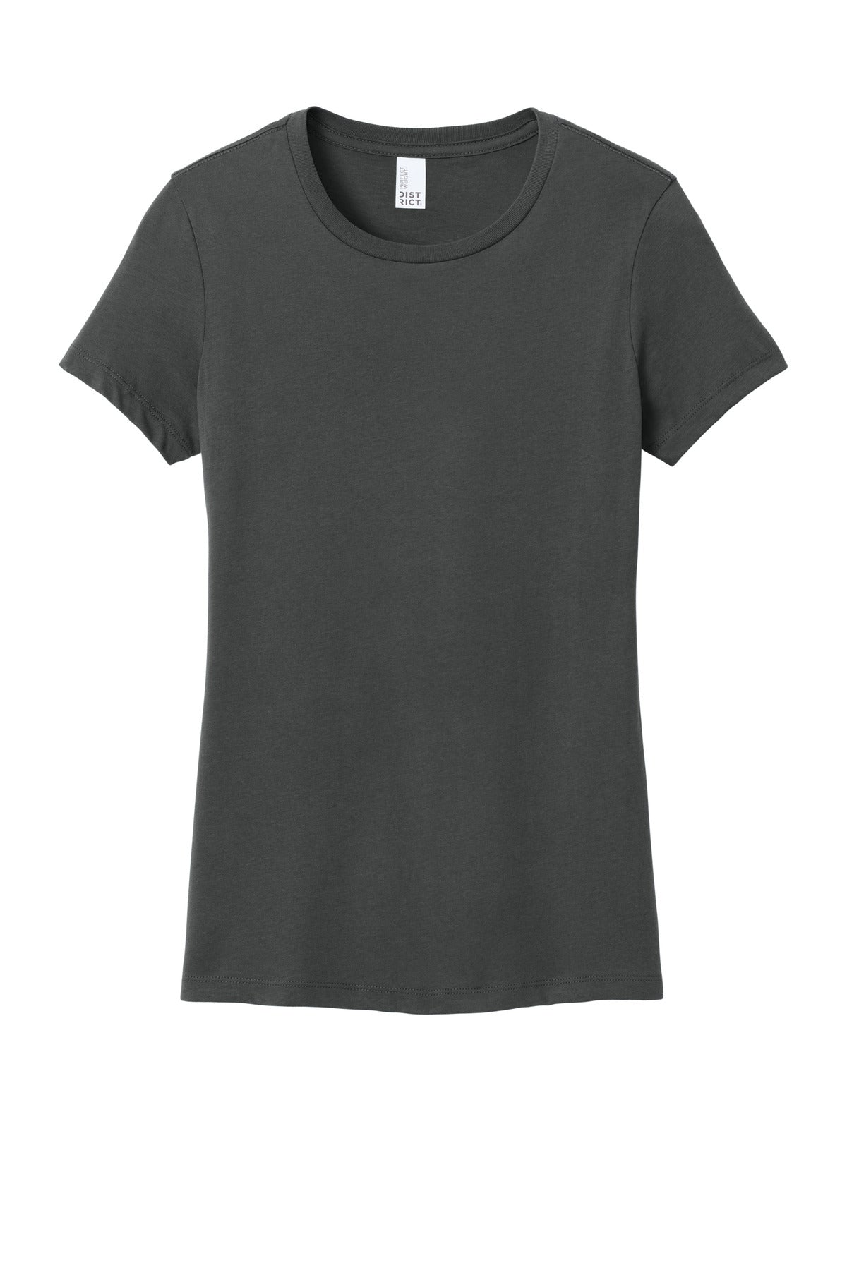 District Women's Perfect WeightTee DM104L Charcoal