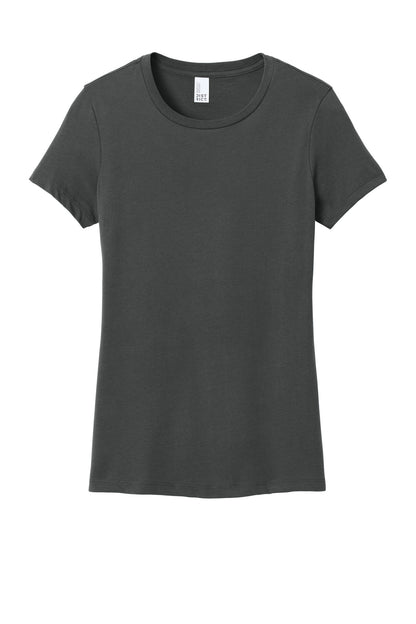 District Women's Perfect WeightTee DM104L Charcoal