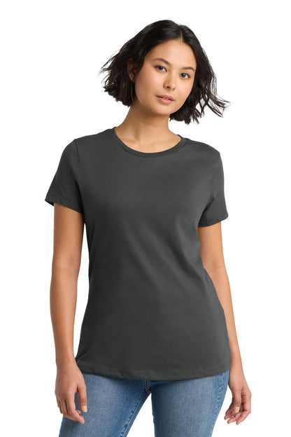District Women's Perfect WeightTee DM104L Charcoal