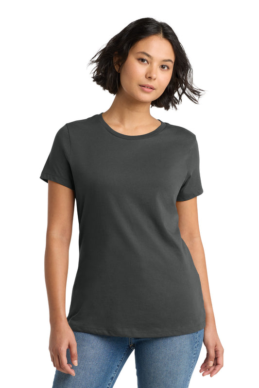 District Women's Perfect WeightTee DM104L Charcoal