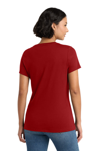 District Women's Perfect WeightTee DM104L Classic Red