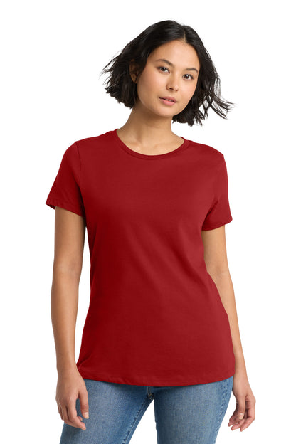 District Women's Perfect WeightTee DM104L Classic Red