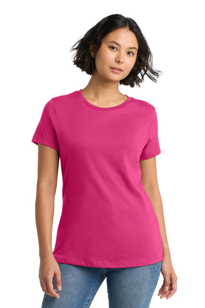 District Women's Perfect WeightTee DM104L Dark Fuchsia