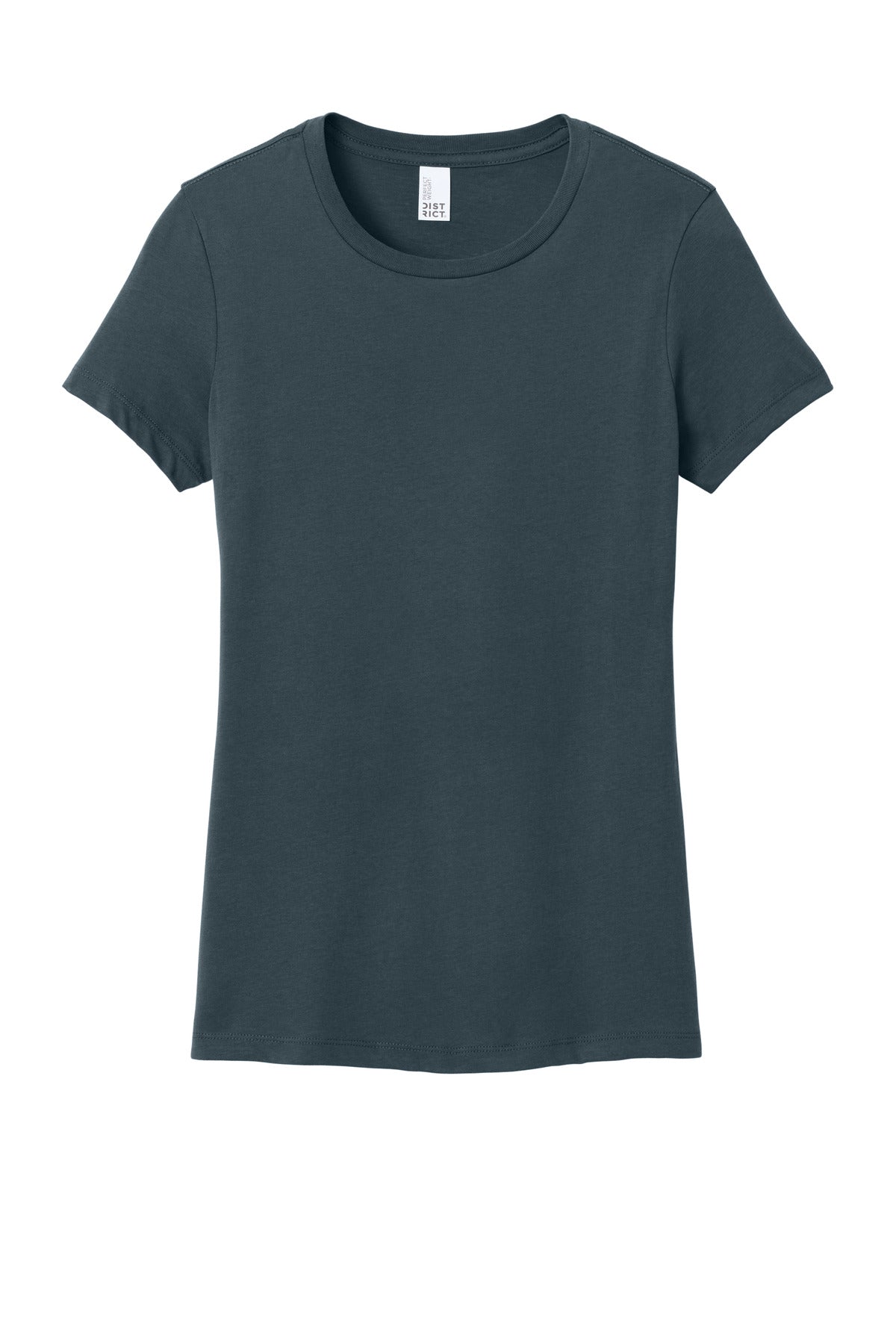 District Women's Perfect WeightTee DM104L Deep Steel Blue