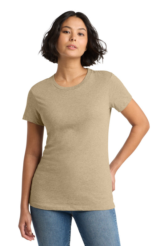 District Women's Perfect WeightTee DM104L Heathered Latte