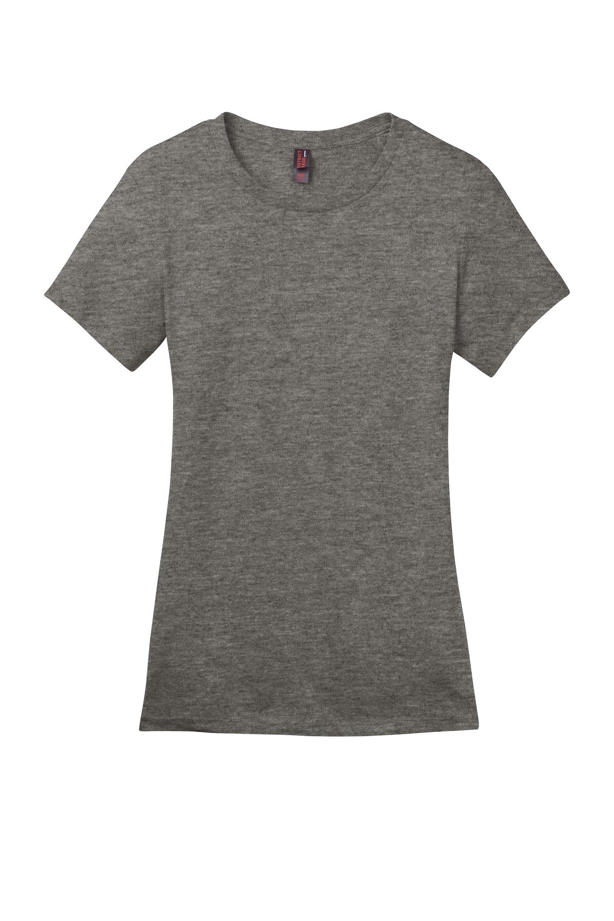 District Women's Perfect WeightTee DM104L Heathered Charcoal
