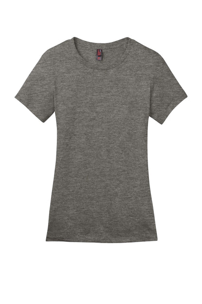 District Women's Perfect WeightTee DM104L Heathered Charcoal