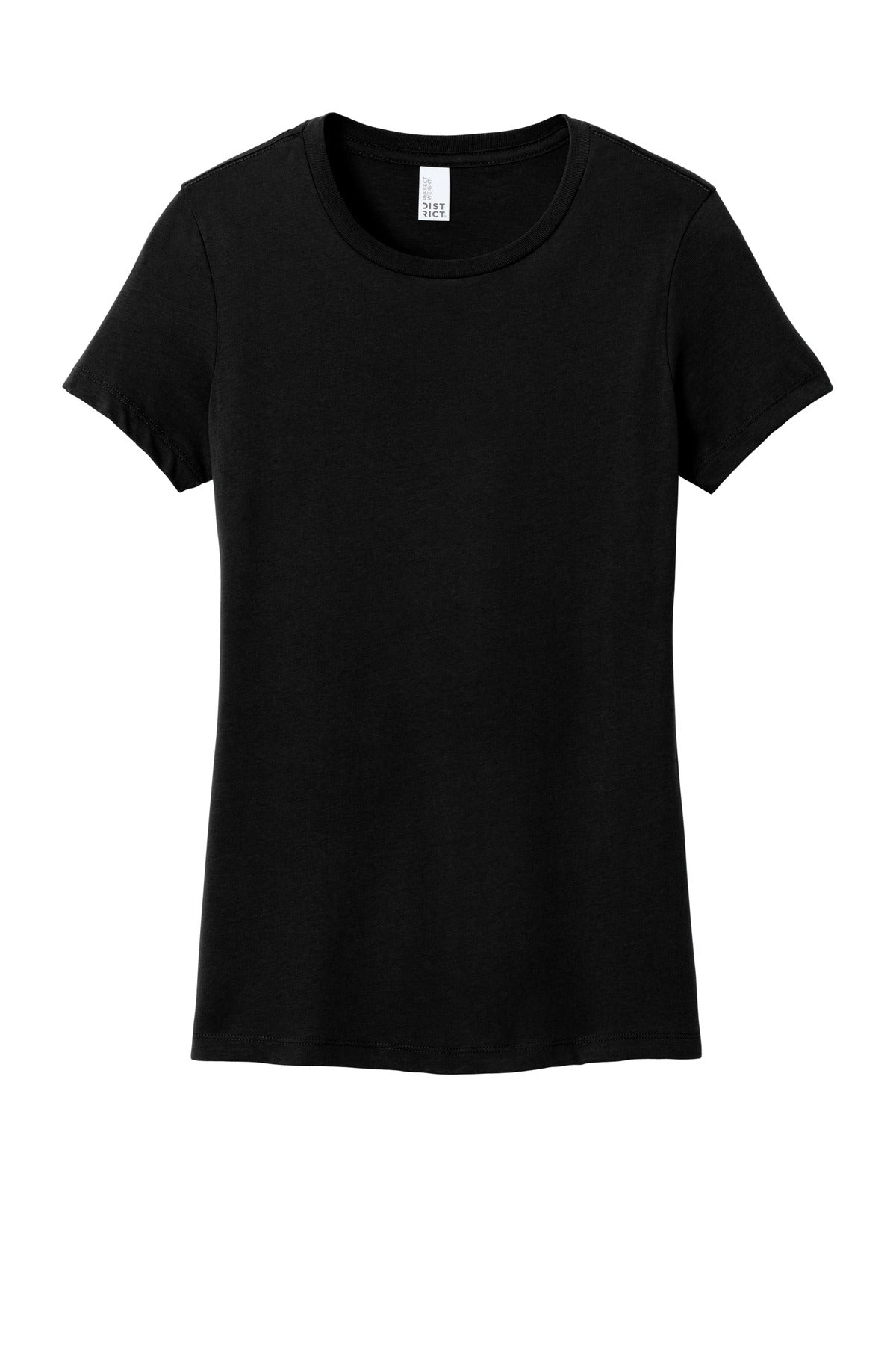 District Women's Perfect WeightTee DM104L Jet Black