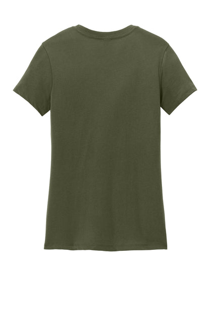 District Women's Perfect WeightTee DM104L Military Green