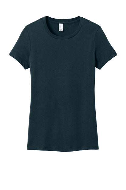District Women's Perfect WeightTee DM104L New Navy