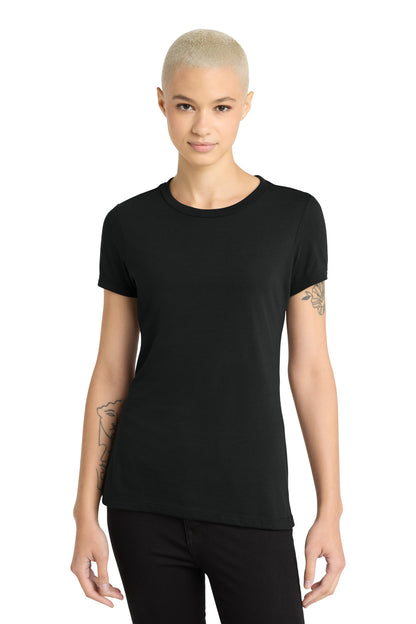District Women's Perfect Blend CVC Tee DM108L Black