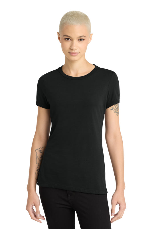 District Women's Perfect Blend CVC Tee DM108L Black