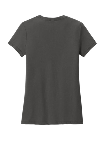 District Women's Perfect Blend CVC Tee DM108L Charcoal