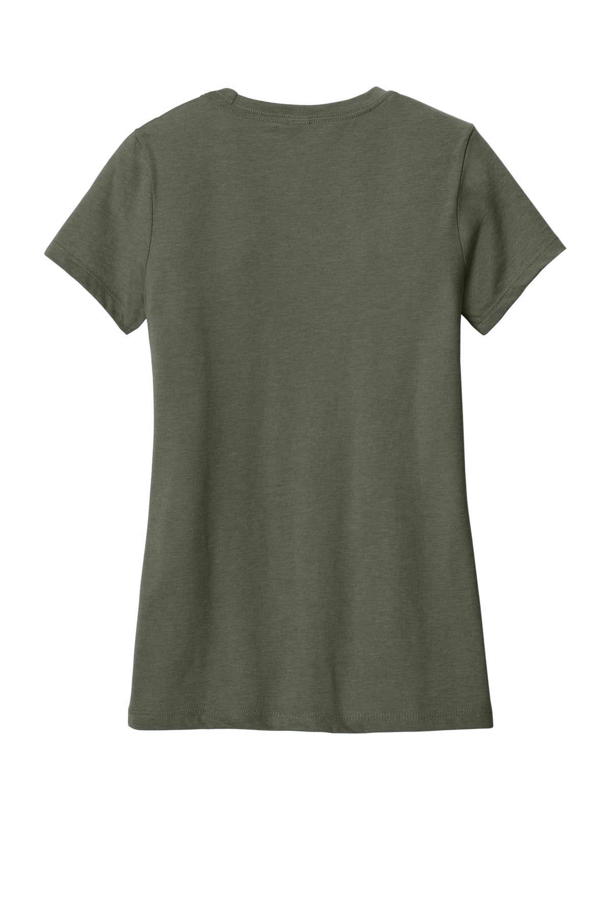 District Women's Perfect Blend CVC Tee DM108L Heathered Olive