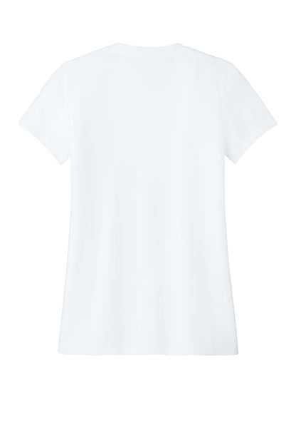 District Women's Perfect Blend CVC Tee DM108L White