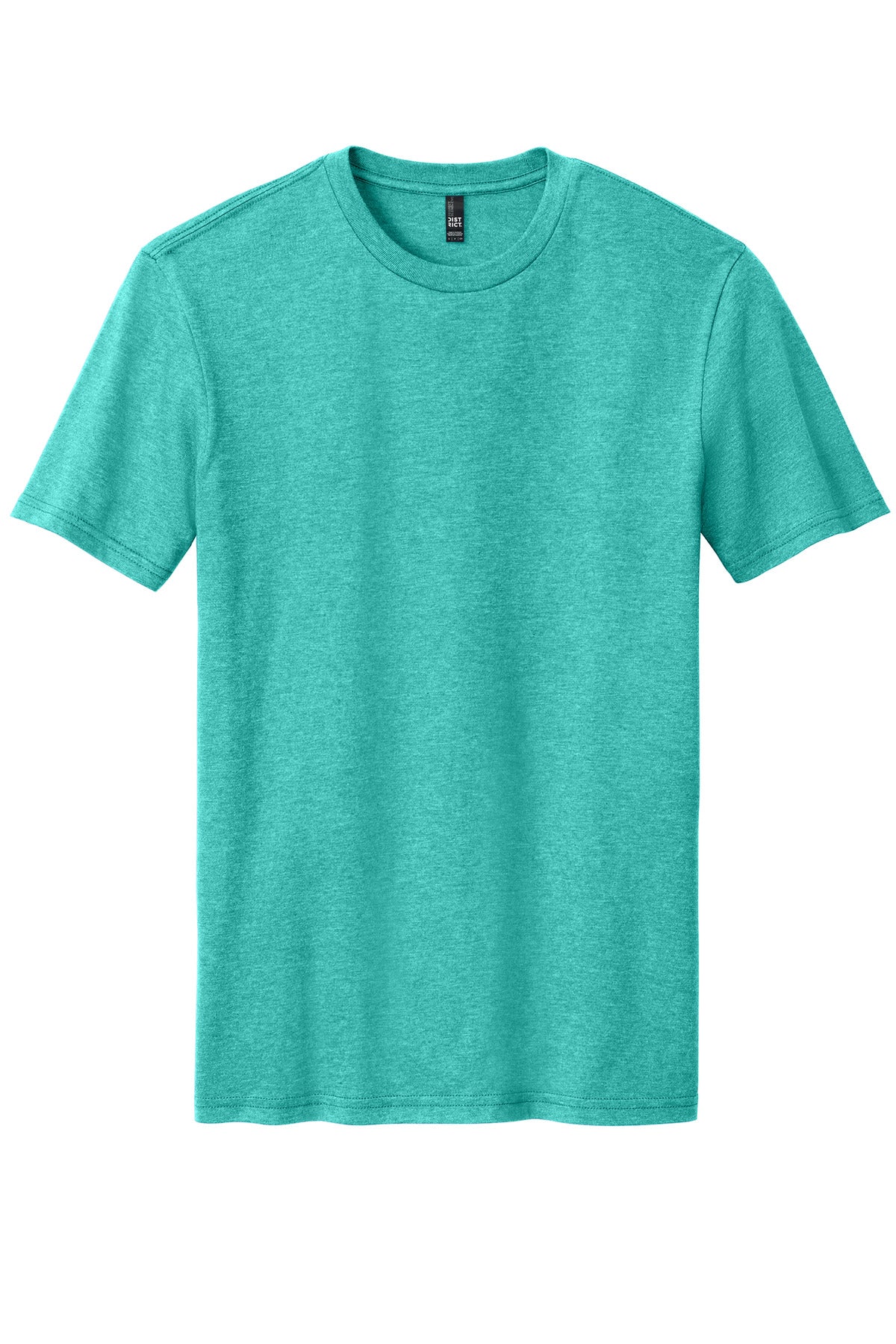 District Perfect Blend CVC Tee DM108 Aqua Heather