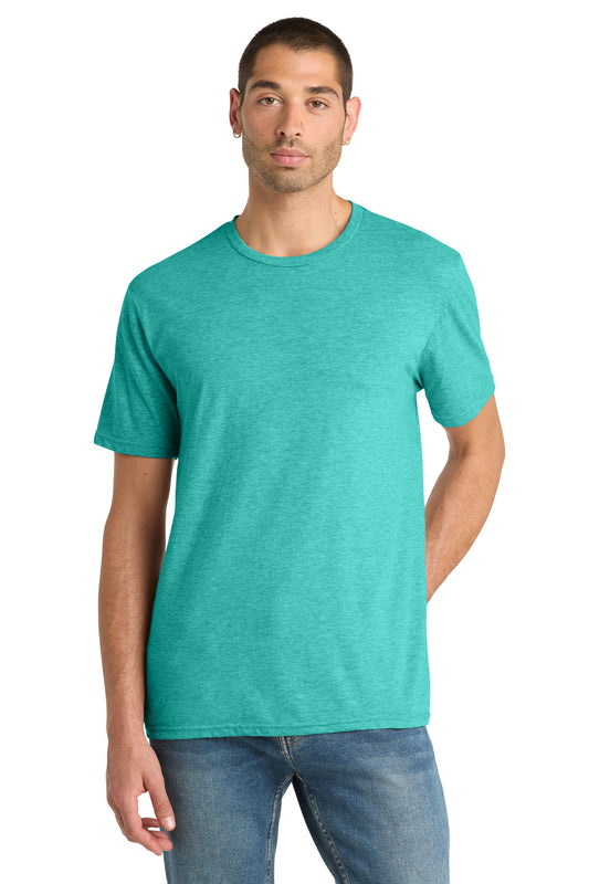 District Perfect Blend CVC Tee DM108 Aqua Heather