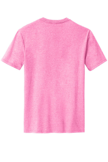 District Perfect Blend CVC Tee DM108 Awareness Pink Heather