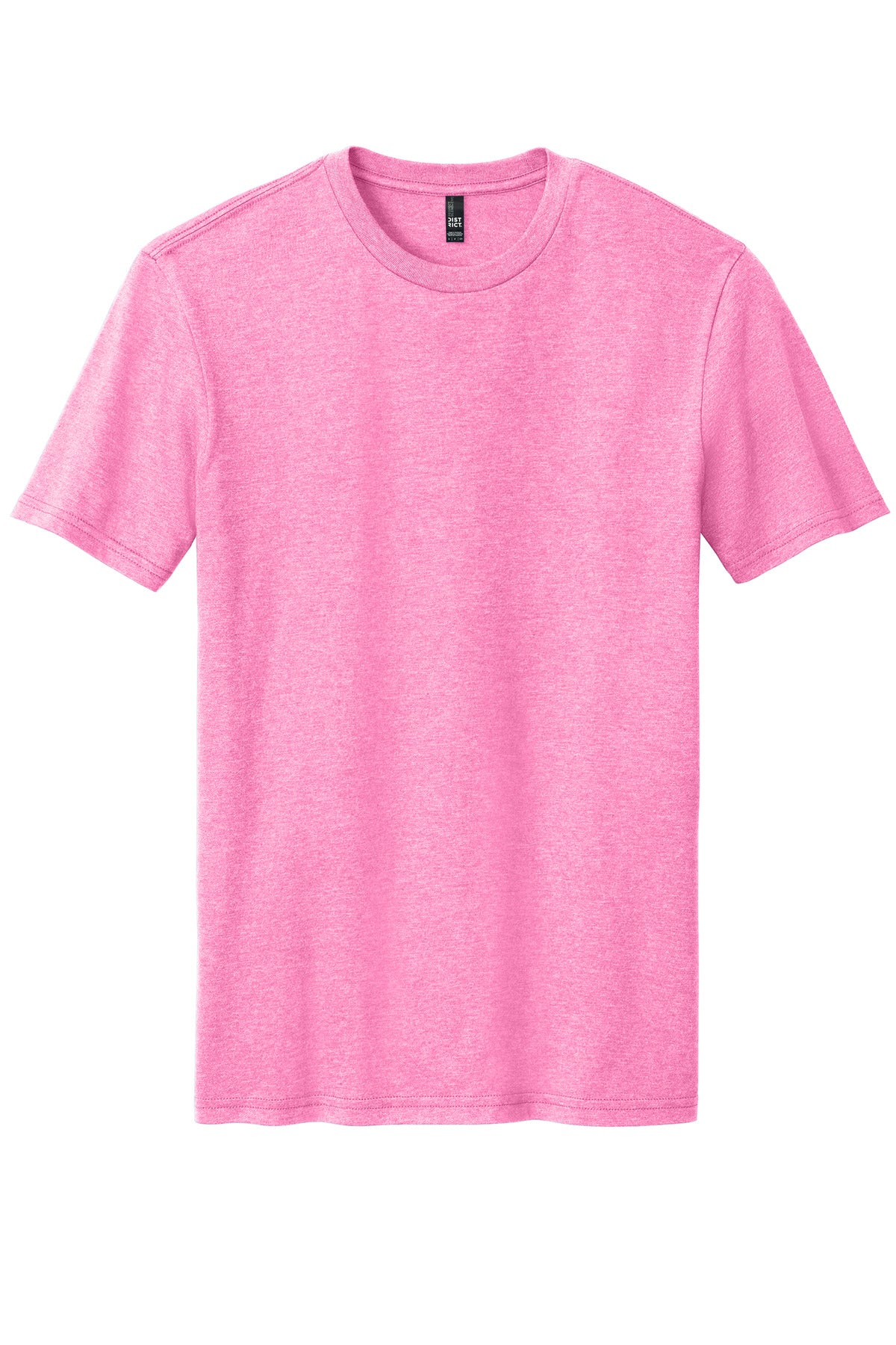 District Perfect Blend CVC Tee DM108 Awareness Pink Heather