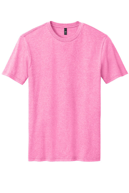District Perfect Blend CVC Tee DM108 Awareness Pink Heather