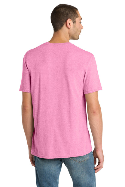District Perfect Blend CVC Tee DM108 Awareness Pink Heather